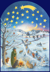 "A Winter Scene" Advent Calendar (47 doors)