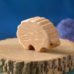 Wooden HEDGEHOG Porcupine, Handmade Toy Animal, Waldorf-Inspired