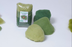Easter Grass Wool in 3 Colors, 50 grams