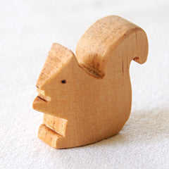 Wooden SQUIRREL, Handmade Toy Animal, Waldorf-Inspired