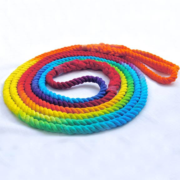 All Cotton Hand Spliced Jump Rope Multi Colored — Jupiter's Child