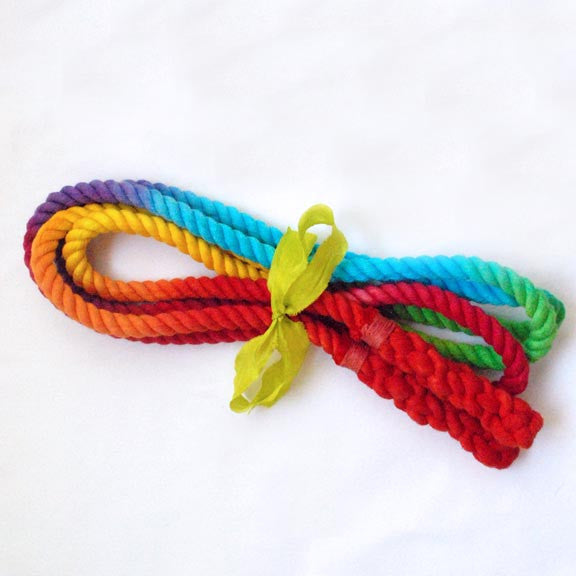 All Cotton Hand Spliced Jump Rope Multi Colored — Jupiter's Child