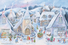 "Village Winter Scene"  Advent Calendar