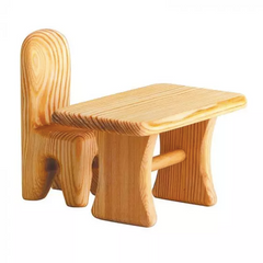Debresk Wooden Toy Doll Chair