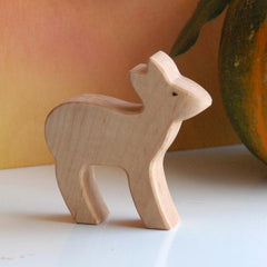 Wooden DOE Female Deer, Handmade Toy Animal, Waldorf-Inspired