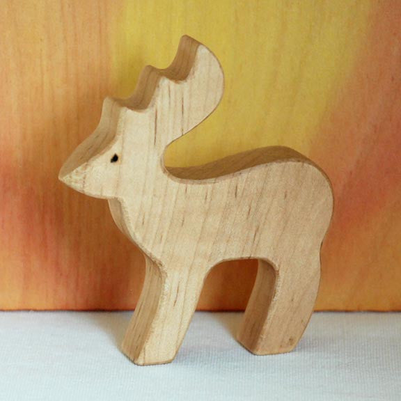 Wooden SKUNK, Handmade Toy Animal, Waldorf Inspired — Jupiter's Child