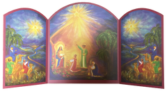 The Holy Family with the Three Kings - A Triptych